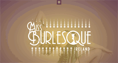 Desktop Screenshot of missburlesqueireland.com